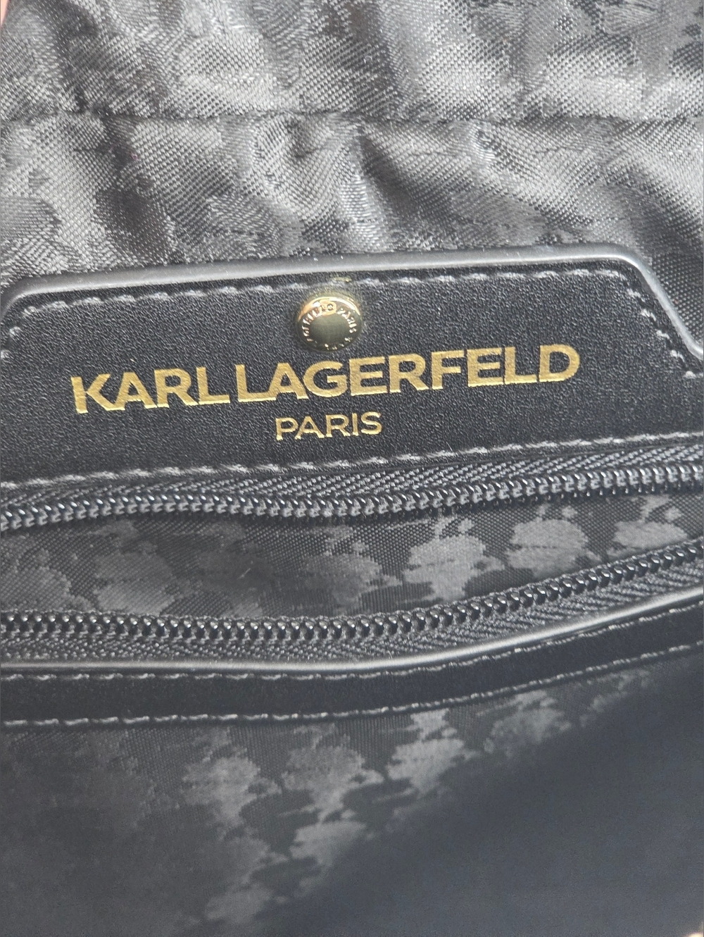 Karl Lagerfeld Black Cat Face Crossbody Bag - Picture 12 of 16